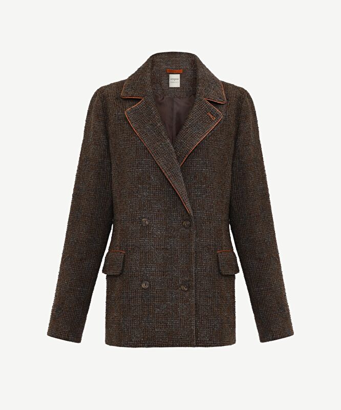 Tailored Kırlangıç Yaka Uzun Kol Ceket