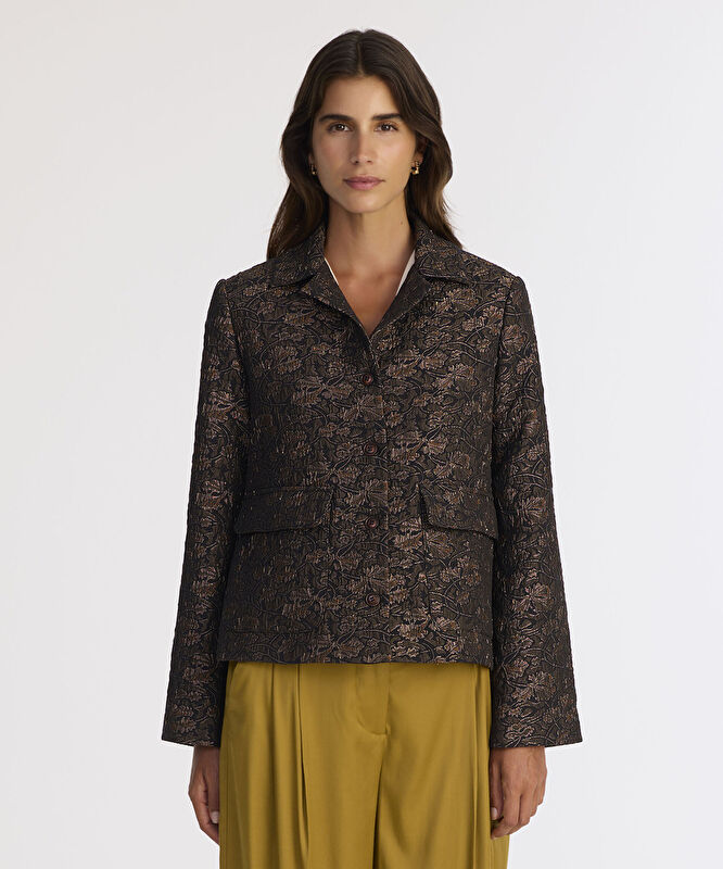 Regular Gömlek Yaka Uzun Kol Ceket