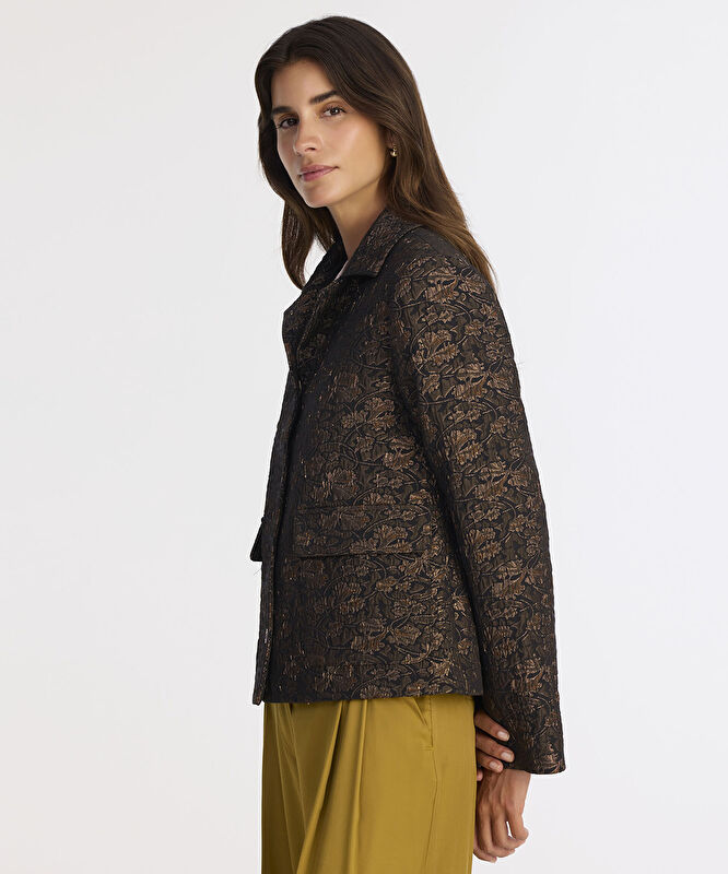 Regular Gömlek Yaka Uzun Kol Ceket