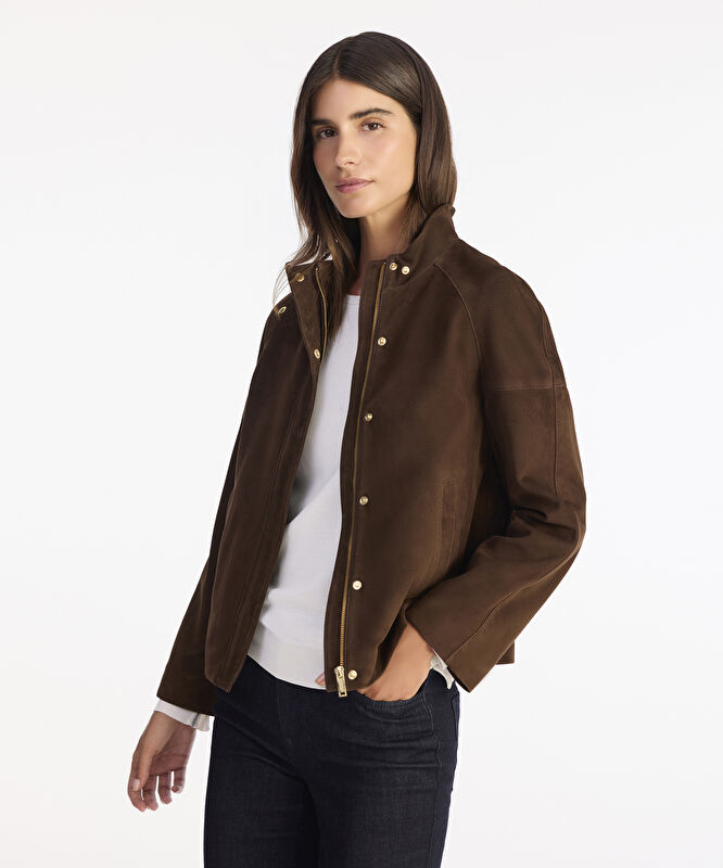 Regular Dik Yaka Uzun Kol Ceket