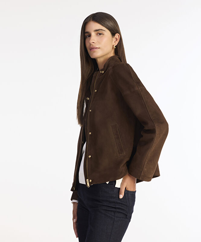 Regular Dik Yaka Uzun Kol Ceket