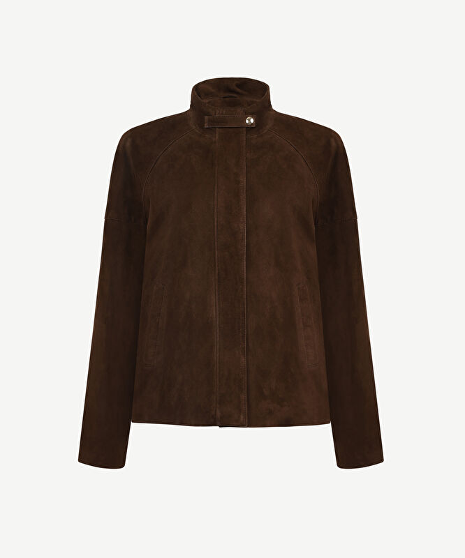 Regular Dik Yaka Uzun Kol Ceket