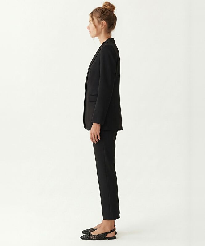 Regular Ceket Yaka Uzun Kol Ceket