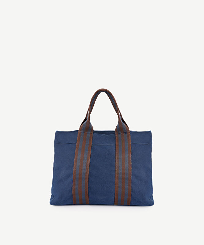 Kolon Detaylı Canvas El Çantası