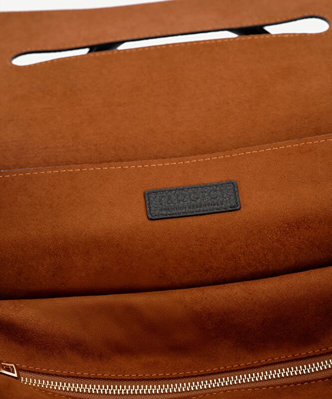 Flother Deri Omuz Çantası