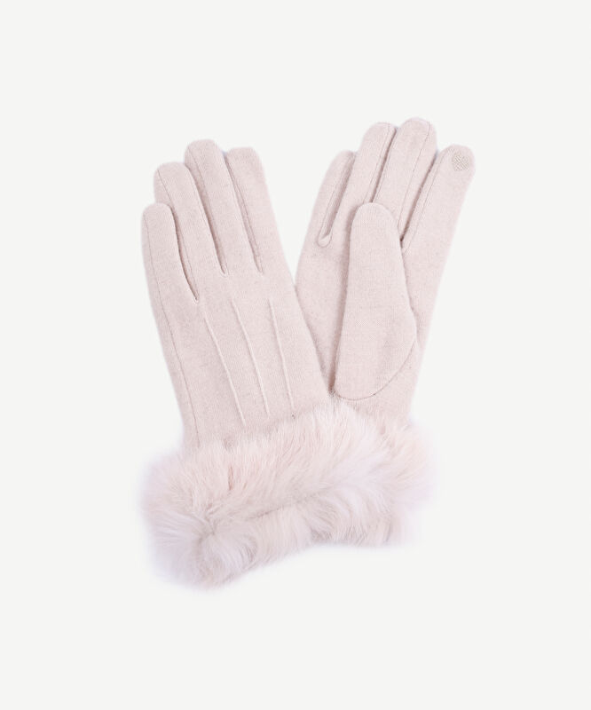 Bileği Kürk Detaylı Eldiven