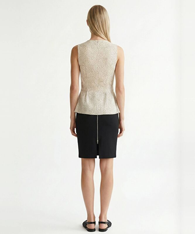 Kalem Yüksek Bel Etek