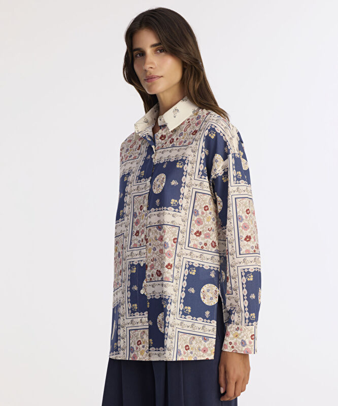 Boyfriend Gömlek Yaka Uzun Kol Gömlek