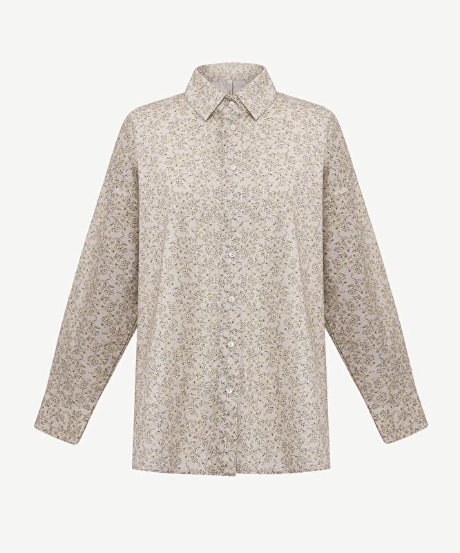 Boyfriend Gömlek Yaka Uzun Kol Gömlek