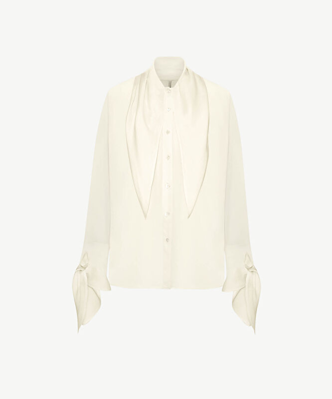 Regular Şal Yaka Uzun Kol Gömlek