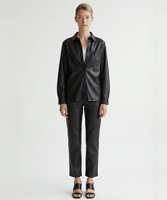 Boyfriend Gömlek Yaka Uzun Kol Gömlek