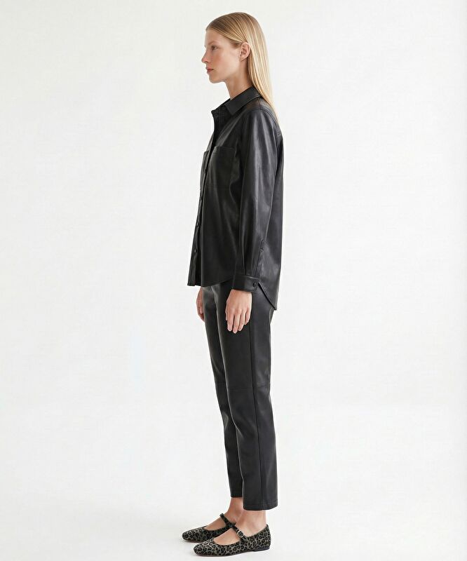 Boyfriend Gömlek Yaka Uzun Kol Gömlek