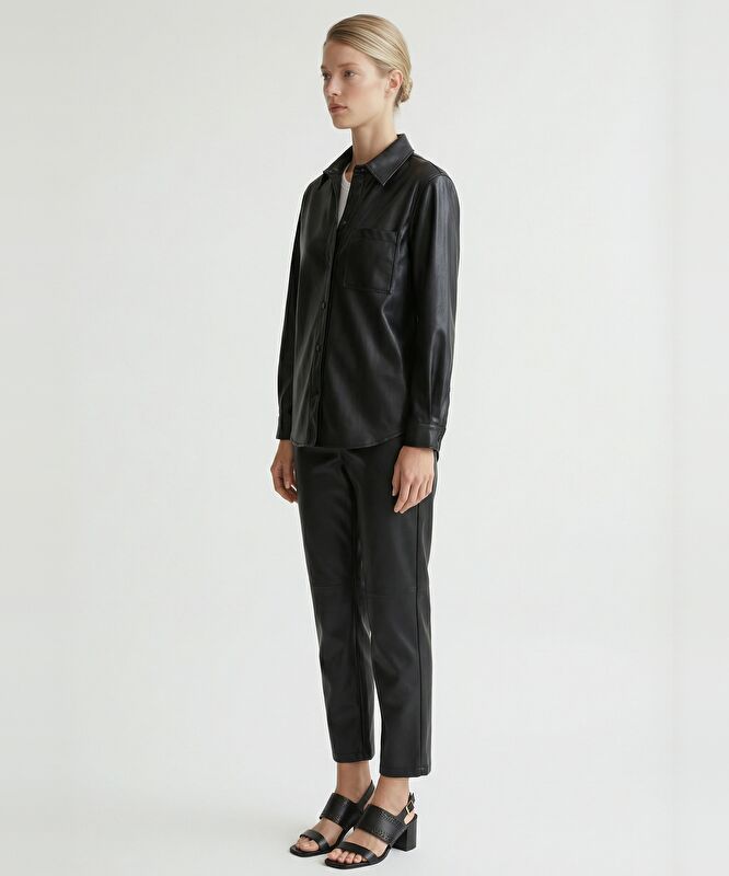 Boyfriend Gömlek Yaka Uzun Kol Gömlek