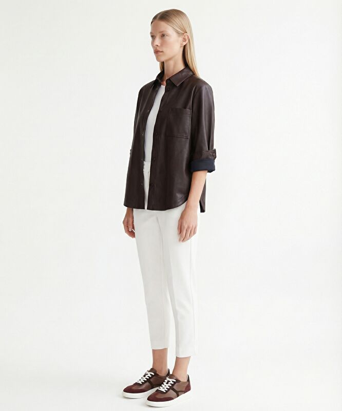 Boyfriend Gömlek Yaka Uzun Kol Gömlek