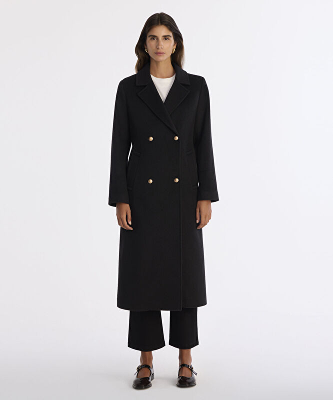 Regular Ceket Yaka Uzun Kol Palto