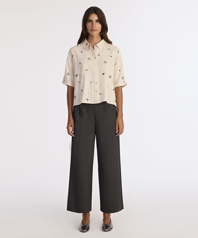 Wide Leg Yüksek Bel Pantolon