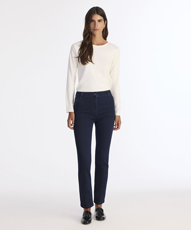 Düz Yüksek Bel Pantolon