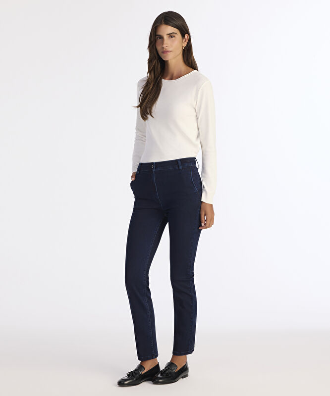 Düz Yüksek Bel Pantolon