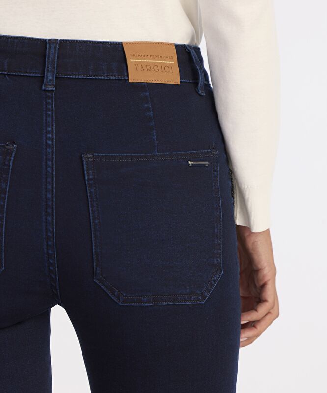 Düz Yüksek Bel Pantolon