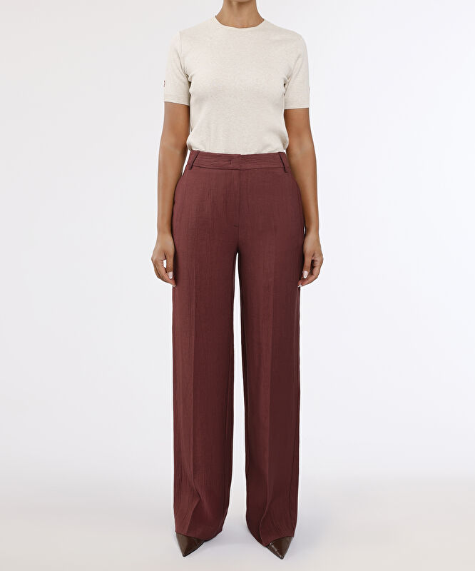 Wide Leg Yüksek Bel Pantolon