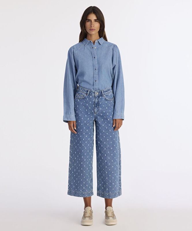 Wide Leg Yüksek Bel Pantolon