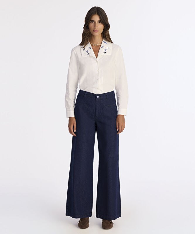 Wide Leg Yüksek Bel Pantolon