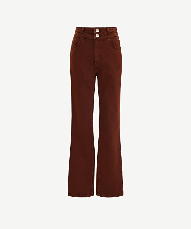 Slim Yüksek Bel Pantolon