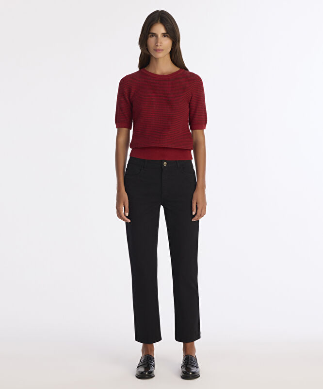 Düz Yüksek Bel Pantolon