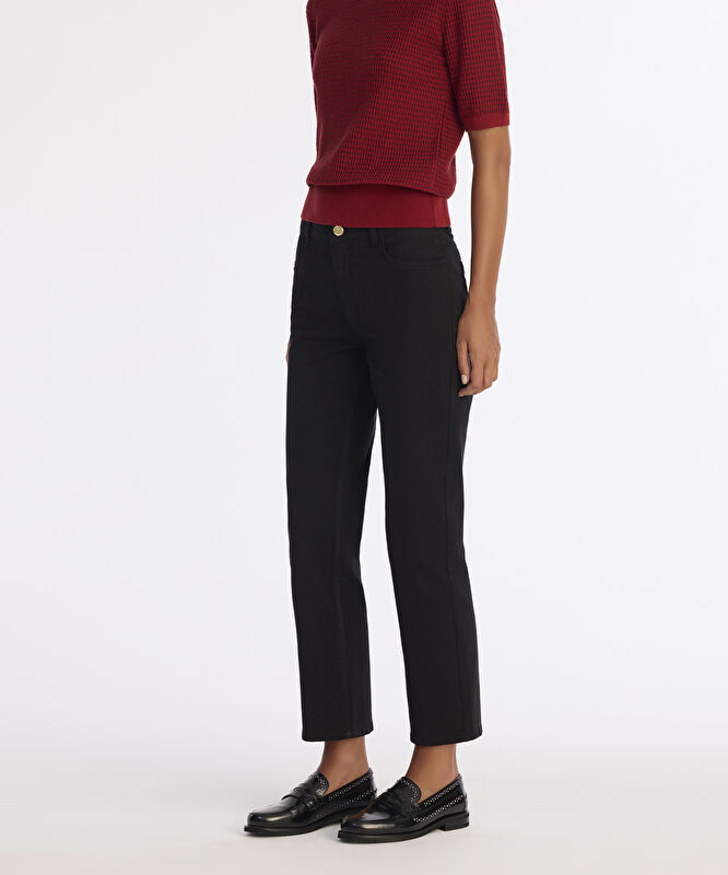 Düz Yüksek Bel Pantolon