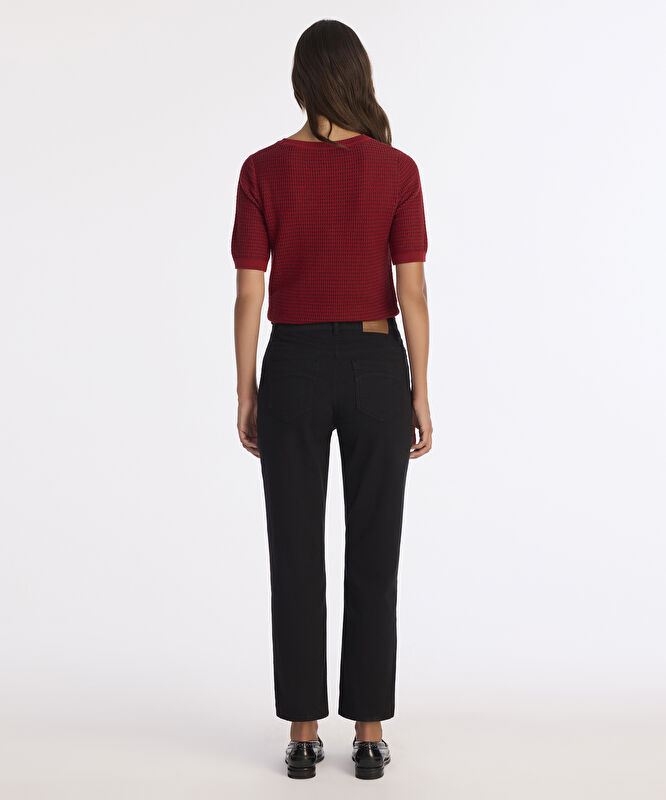 Düz Yüksek Bel Pantolon