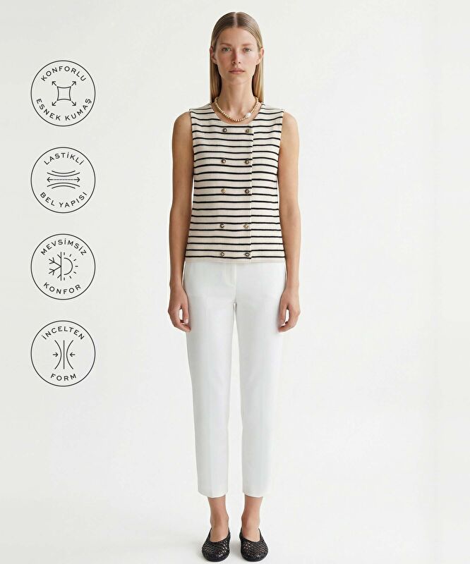 Tapered Normal Bel Pantolon