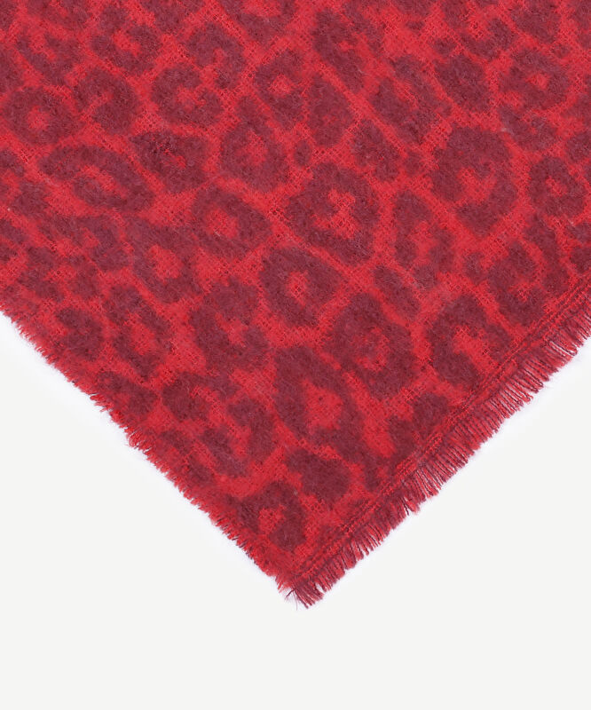 Leopar Desenli Şal