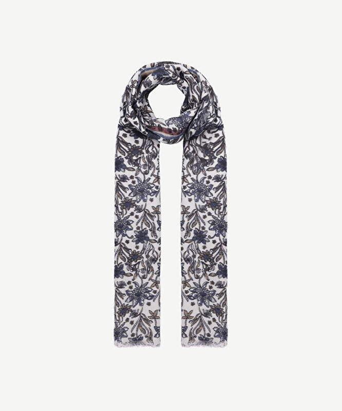 Modal Ve Kaşmir Karışımlı Şal