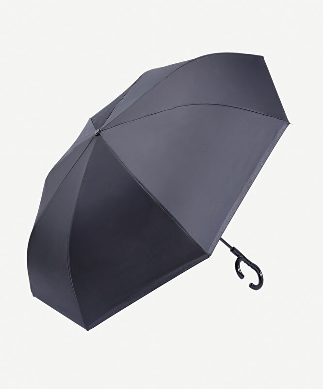 Çiçek Desenli Ters Formlu Şemsiye