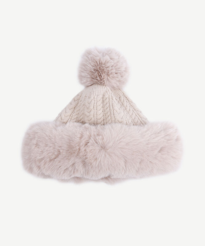 Kürk Detaylı Kar Şapkası