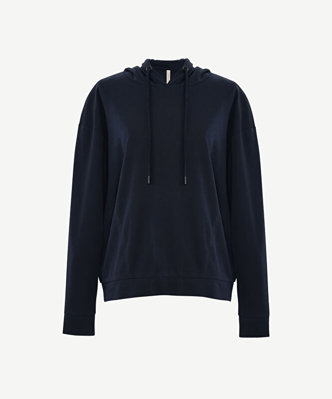 Regular Kapüşonlu Yaka Uzun Kol Sweatshirt