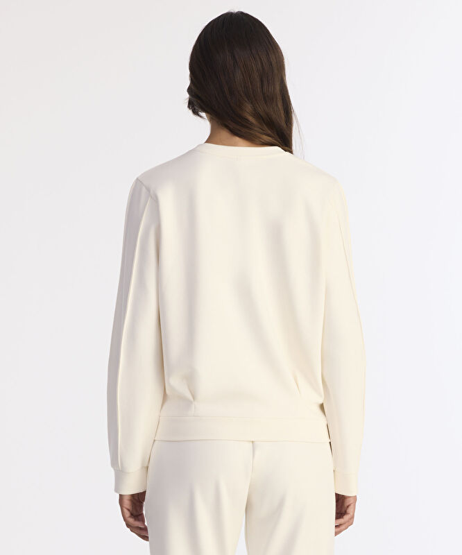 Regular Bisiklet Yaka Uzun Kol Sweatshirt