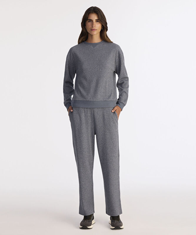 Regular Bisiklet Yaka Uzun Kol Sweatshirt
