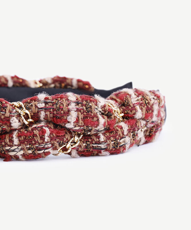 Zincir Detaylı Tüvit Taç