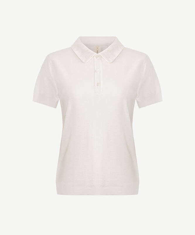 Regular Polo Yaka Kısa Kol Kazak