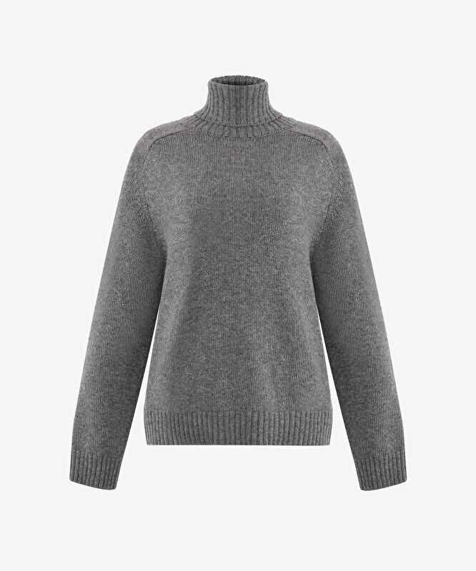 Regular Balıkçı Yaka Uzun Kol Kazak