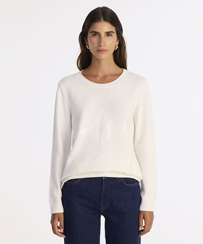 Regular Bisiklet Yaka Uzun Kol Kazak