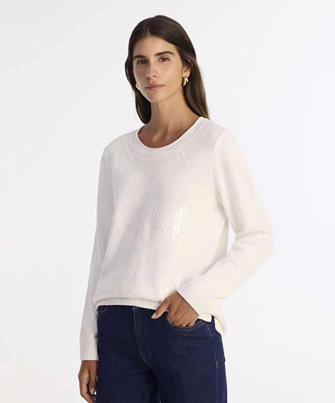 Regular Bisiklet Yaka Uzun Kol Kazak