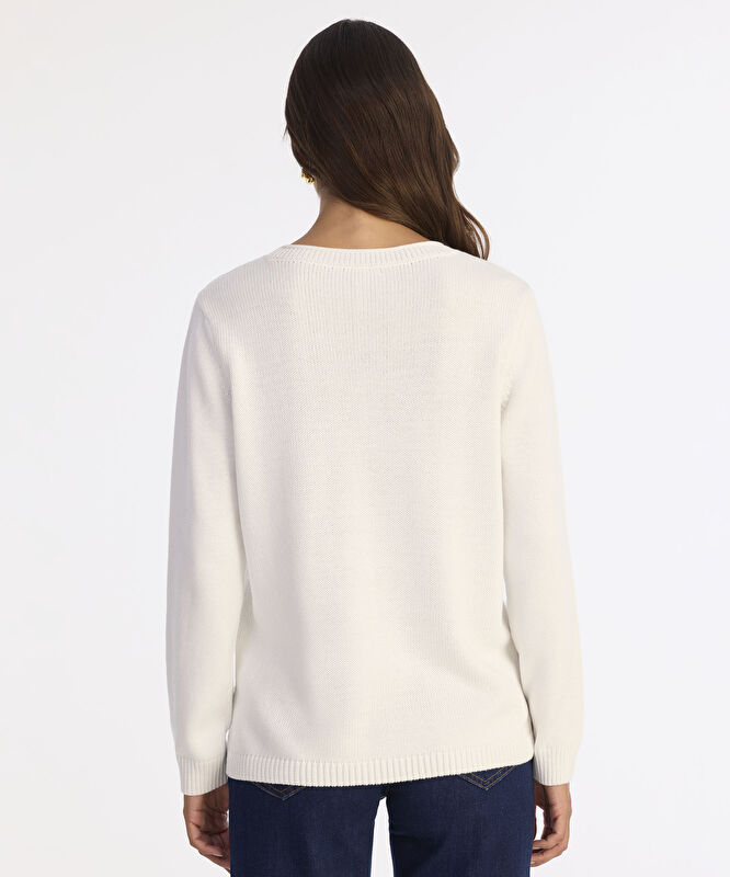 Regular Bisiklet Yaka Uzun Kol Kazak