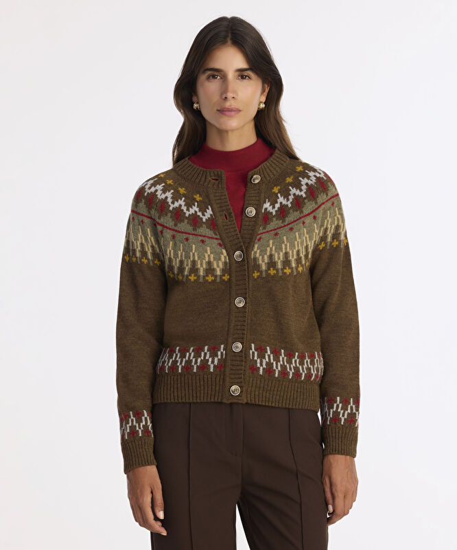 Bisiklet Yaka Uzun Kollu Hırka