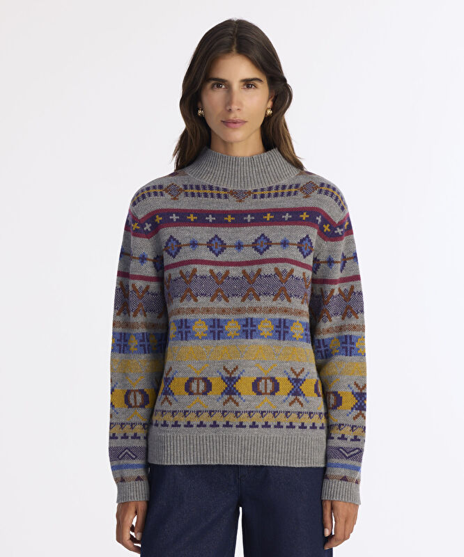 Regular Balıkçı Yaka Uzun Kol Kazak