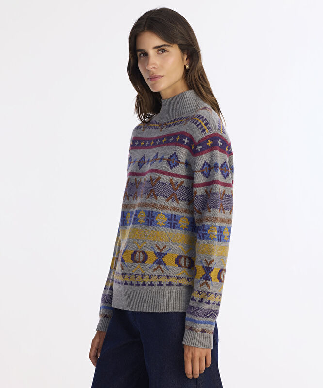 Regular Balıkçı Yaka Uzun Kol Kazak