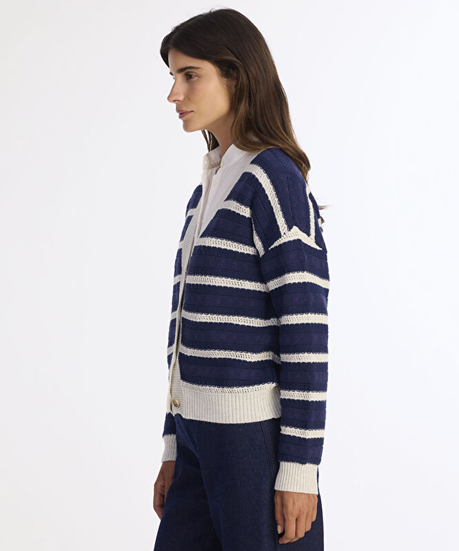 Regular V Yaka Uzun Kol Hırka