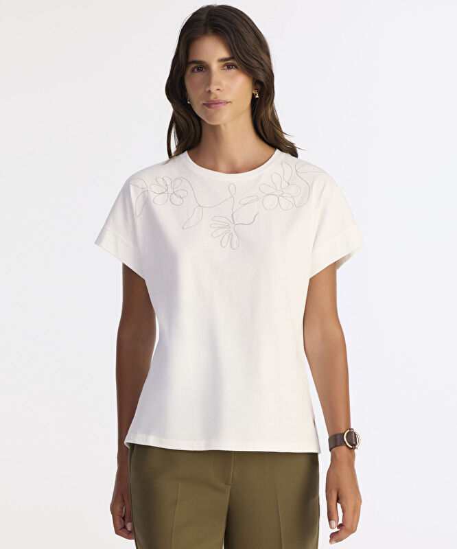 Regular Bisiklet Yaka Kısa Kol T-shirt