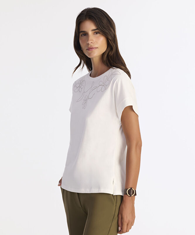 Regular Bisiklet Yaka Kısa Kol T-shirt